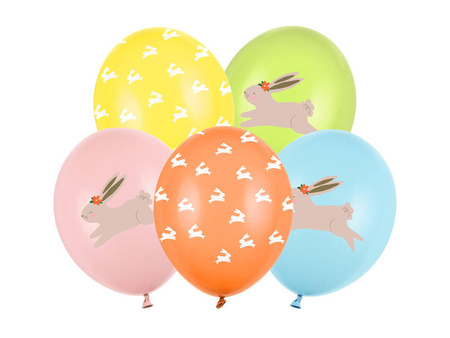 Balony gumowe Wielkanocne ZAJĄCZEK królik 12 cali 1 szt.