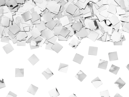 Konfetii pneumatyczne butelka szampana kolor srebrny 20,5 cm