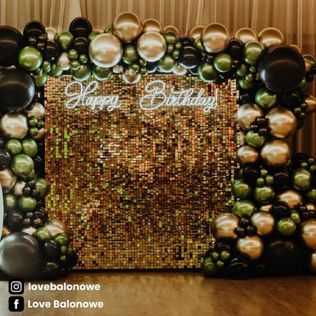 Napis LED neon - Happy Birthday