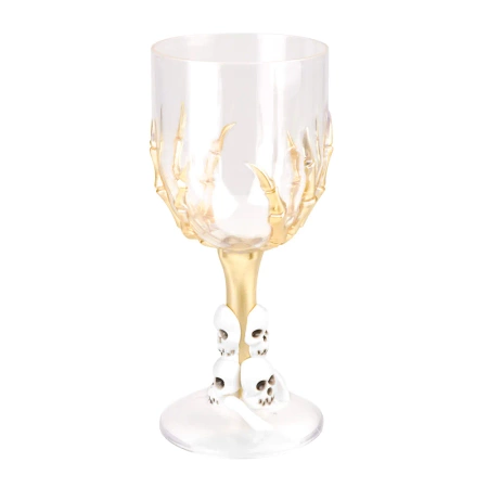 Kielich plastikowy czaszki różne kolory Halloween