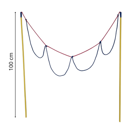 Kijki Sznurek do dużych baniek mydlanych PRO Cztery Oczka