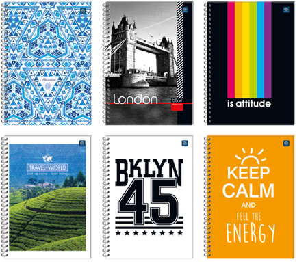 Kołobrulion A4 160 kartkowy w kratke z kolorowymi marginesami 477