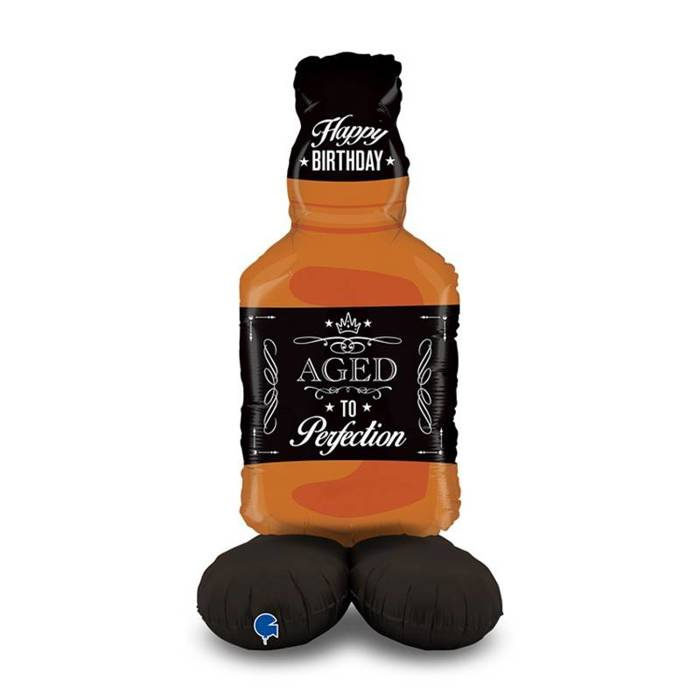 Balon foliowy stojący Butelka WHISKEY 127 cm