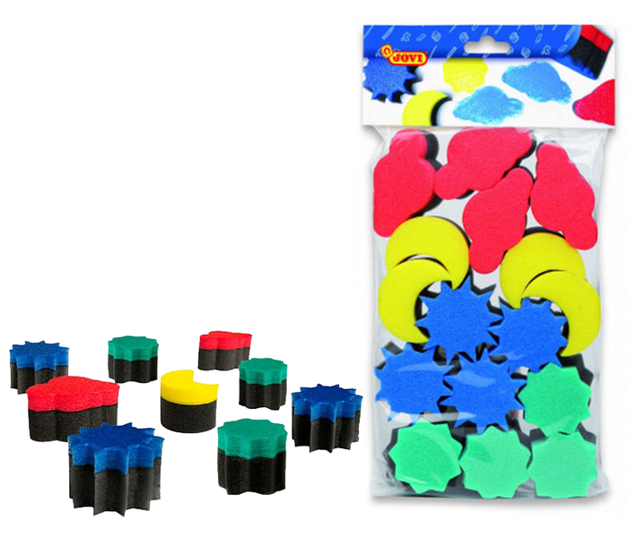 Stemple gąbki do malowania 16 sztuk JOVI