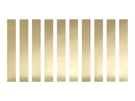 Obrączki złote papierowe na serwetki 10 szt.