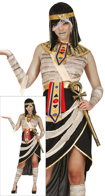 Strój damski Mumia Egipska Krółowa Halloween