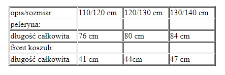 Wampir gotycki strój dla dzieci