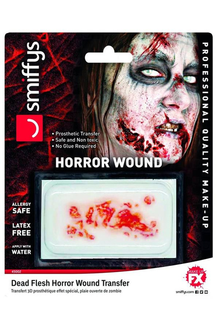 Rana lateksowa realistyczna - poparzenie, ropiejąca skóra