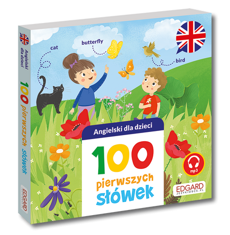 ANGIELSKI dla dzieci 100 pierwszych słówek Książka obrazkowa