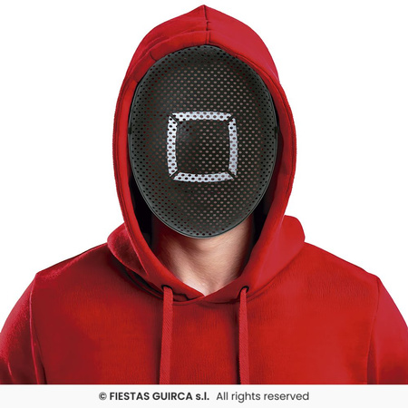 Maska Squid Game kwadrat menadżer strażnik Guirca