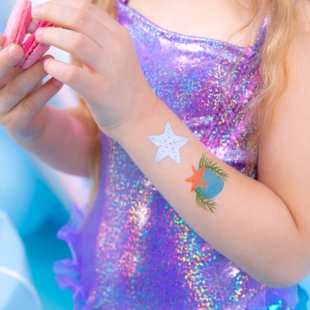 Tatuaże zmywalne wodne dla dzieci Ocean 21 szt.