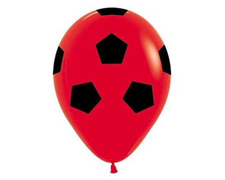 Balony Sempertex Piłka nożna 12'' 12 szt Mix kolorów