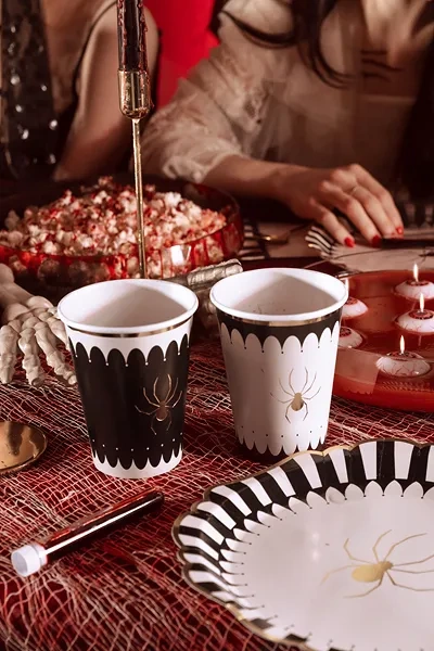 Kubeczki papierowe Pająk 400 ml 6 szt.