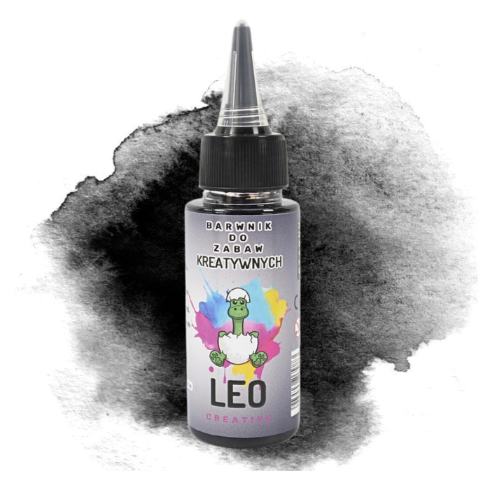 Barwnik w płynie CZARNY - 50 ml - Leo Creative