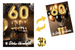 Kartka urodzinowa 60- ste urodziny trójwymiarowa 3D 1 szt.