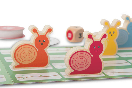 Drewniana gra - Wyścig ślimaków BS Toys