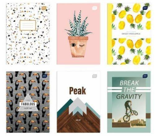 Zeszyt A4 32 kartkowy w kratke 038 mix