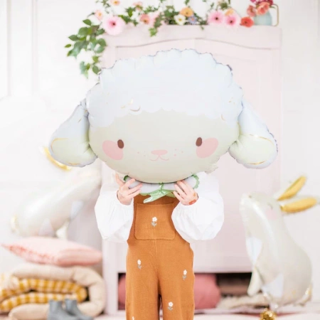 Balon foliowy Owieczka Wielkanoc, 87x57.5 cm