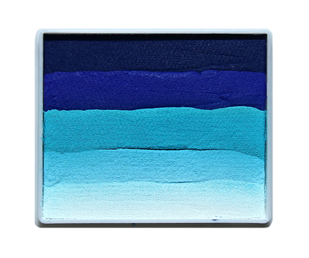 Farba do twarzy Rainbow Cake 50 g Dark Blue/ Marine Blue/ Sea Green/ Light Blue/ White PartyXplosion