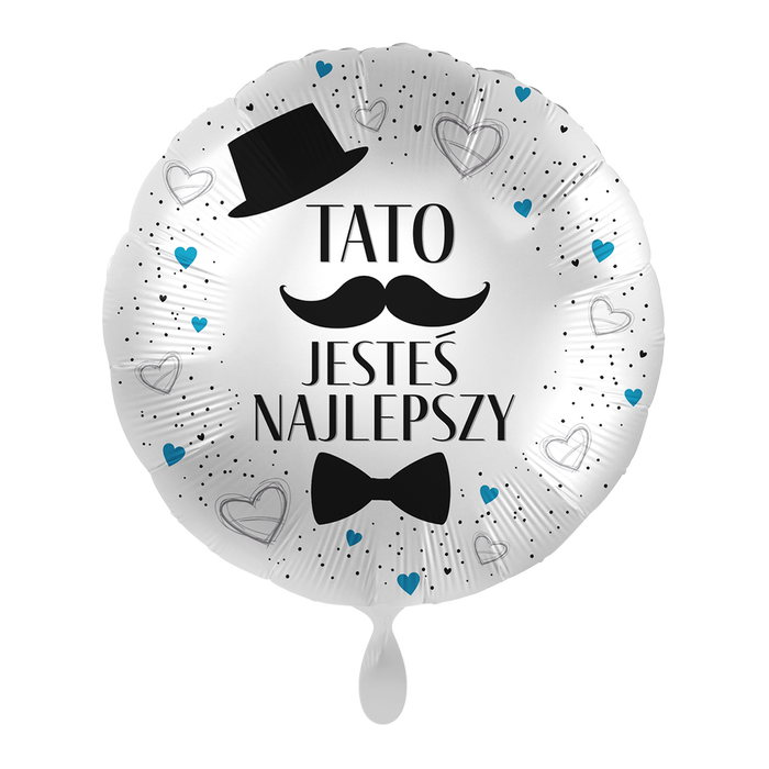 TATO jesteś najlepszy balon foliowy okrągły (Dzień Ojca)