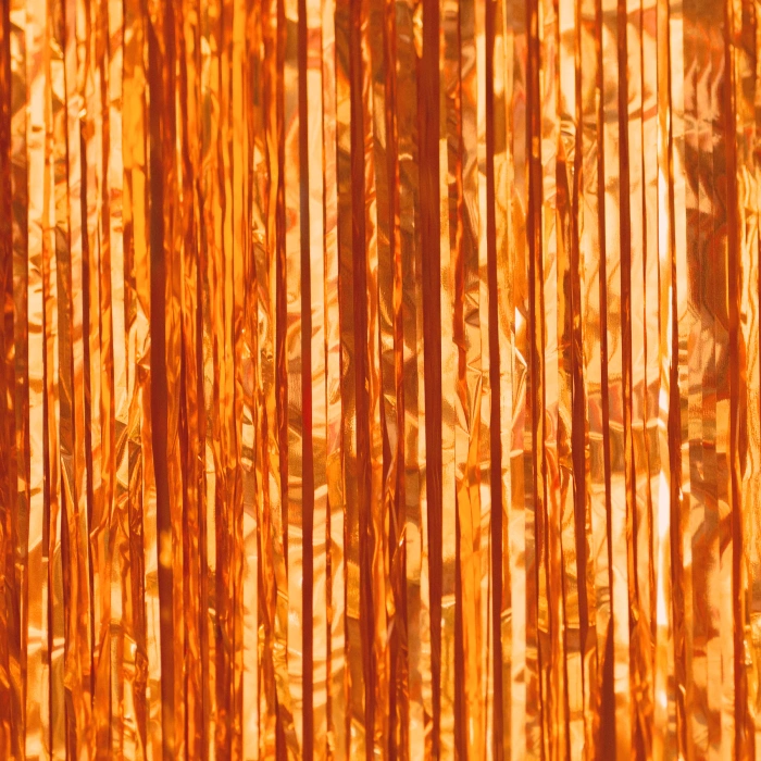 Kurtyna Party wisząca 100x200 cm pomarańczowa