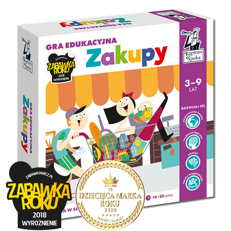 ZAKUPY 3-9 GRA EDUKACYJNA KAPITAN NAUKA
