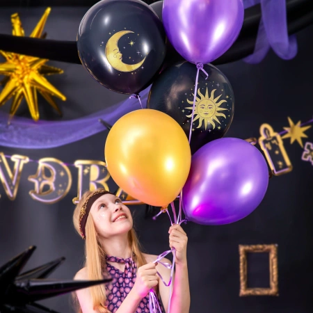 Balony gumowe Andrzejki Wróżki Magia 6 szt.