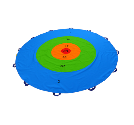 Chusta animacyjna Tarcza + kolorowe woreczki AKSON