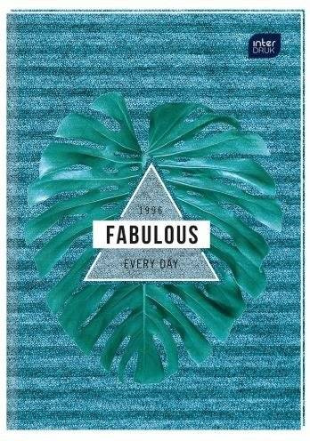 Brulion Zeszyt A4 96 kartkowy w linie mix wzorów