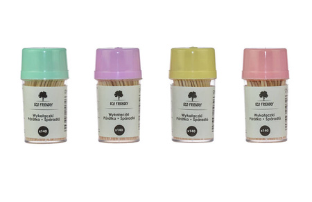 Wykałaczki drewniane 6,5 cm 140 szt.