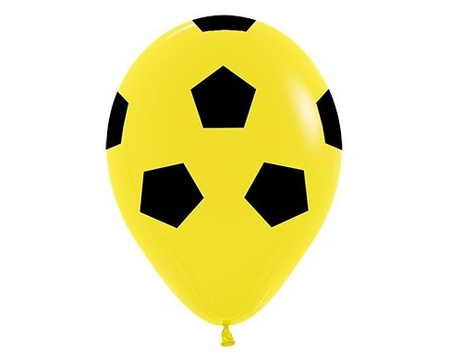 Balony Sempertex Piłka nożna 12'' 12 szt Mix kolorów