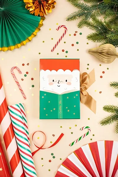 Pudełko prezentowe świąteczne MIKOŁAJ 15 x 22 cm