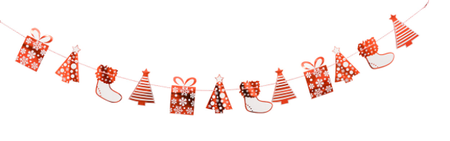Baner Girlanda świąteczna Prezenty 230 cm