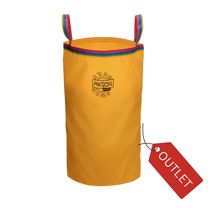 Worek do skakania 80 cm żółty - OUTLET - przybrudzony materiał