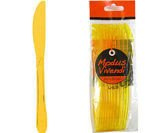 Noże plastikowe 10 szt POMARAŃCZOWE