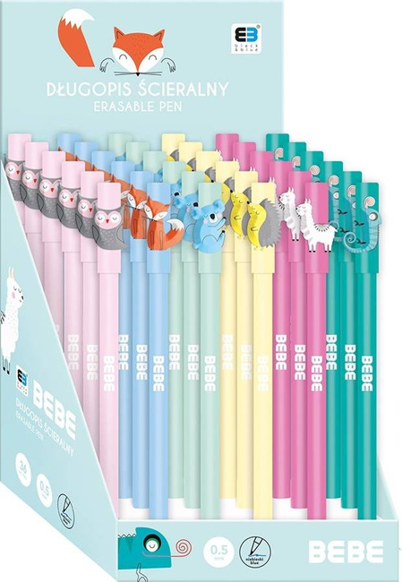 Długopis ścieralny ZWIERZĄTKA 1 szt.