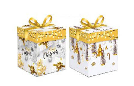Pudełko prezentowe świąteczne Boże Narodzenie 22 x 22 cm