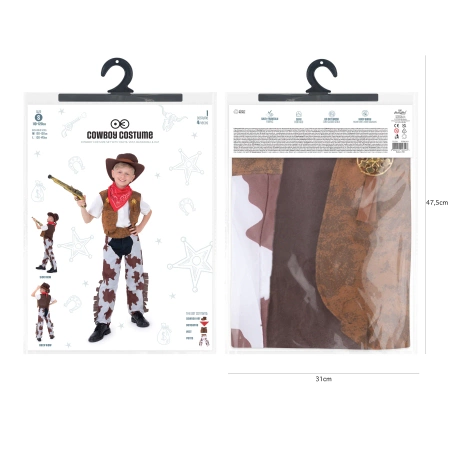 Strój KOWBOJ szeryf dla chłopca
