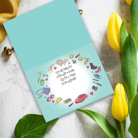 Kartka z życzeniami Ramka Babcia... jesteś fajowa!