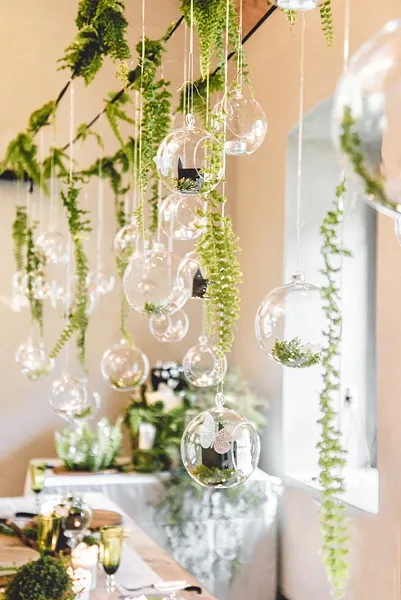 Kula szklana w otworem i wstążką, średnica 10cm 1 szt.