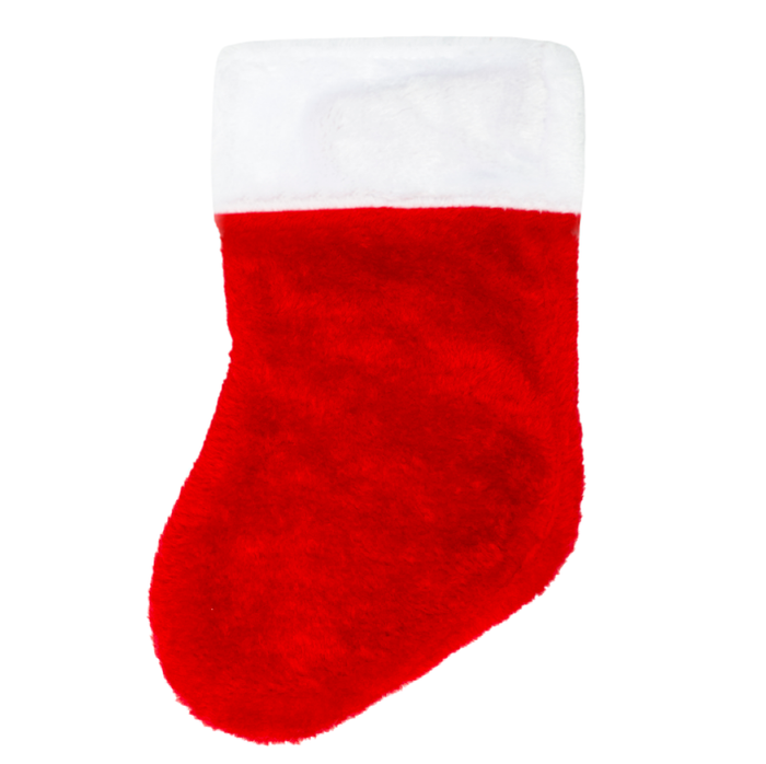 Skarpeta świąteczna na prezenty MIKOŁAJ pluszowa
