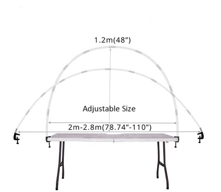 Łuk balonowy do tworzenia girland na stół STELAŻ