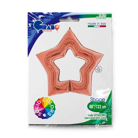 Gwiazdka Linky Star balon foliowy Grabo 122cm