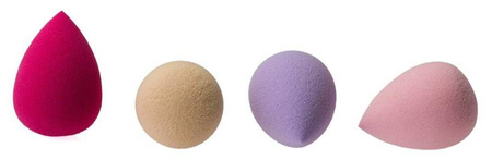 Gąbki do malowania twarzy i ciała Blender łezka 4 szt.