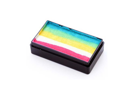 Farba do twarzy Split Cake 28g TURQUOISE/ GREEN/ YELLOW/ WHITE/ PINK PartyXplosion