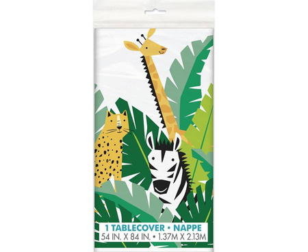 Obrus foliowy Dżungla Safari 137x213 cm