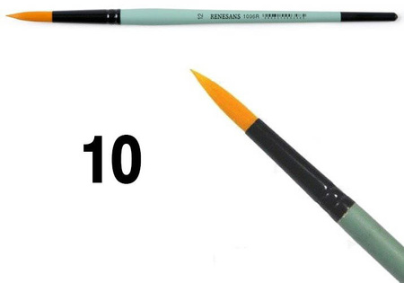 Renesans pędzel syntetyczny Okrągły 1006R rozm. 10