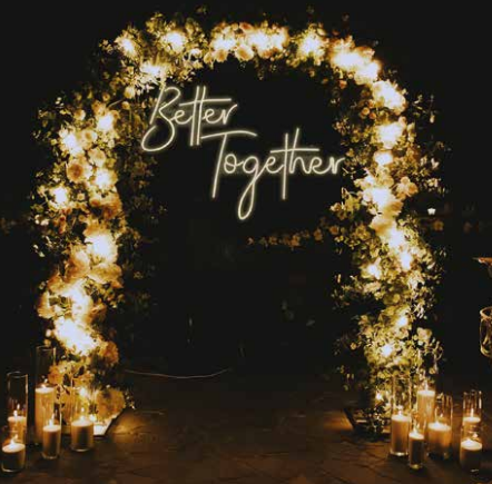 Napis LED neon - Better Together