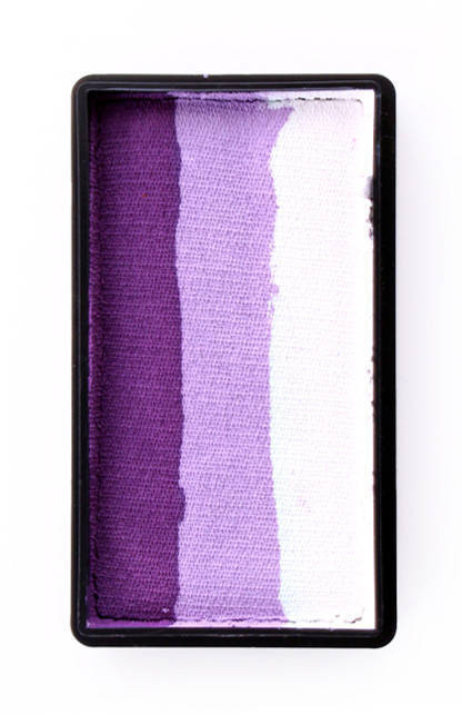 Farba do twarzy Split Cake 28g DEEP PURPLE/ LILAC/ WHITE PartyXplosion