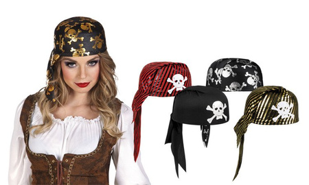 Czapka Pirata mycka bandamka